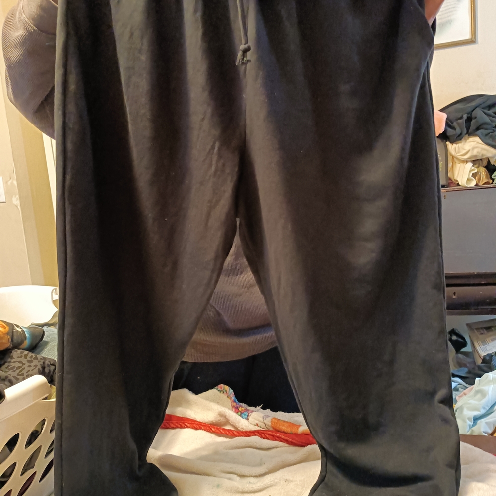 Women Black Favorite Sweat Jogger Size 2X By So